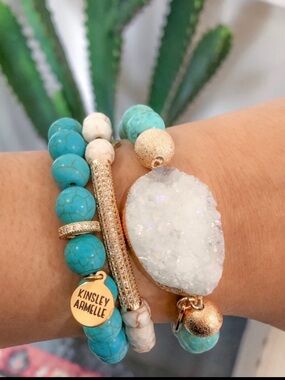 Kinsley Armelle Turquoise Bracelet Stack